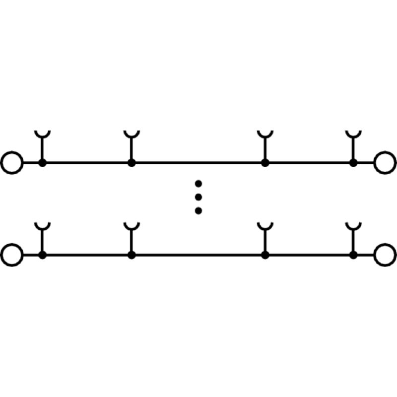 A2C 95/120 BL - Redna stezaljka Push in