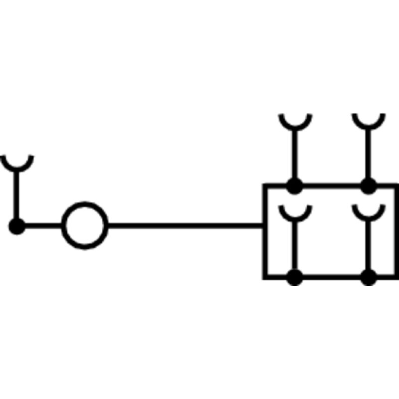 AAP12 10 LO GN/OR - Redna stezaljka Push in