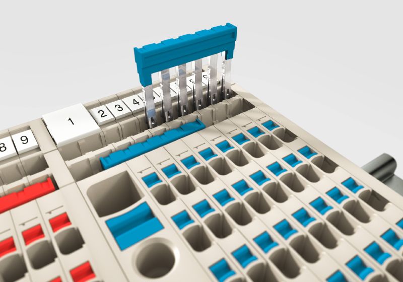 AAP12 10 LO WT - Redna stezaljka Push in