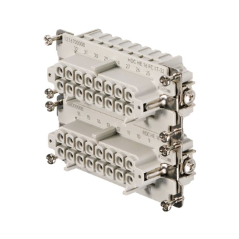HDC HE 16 FC  17-32 - HDC konektor fiksni umetak