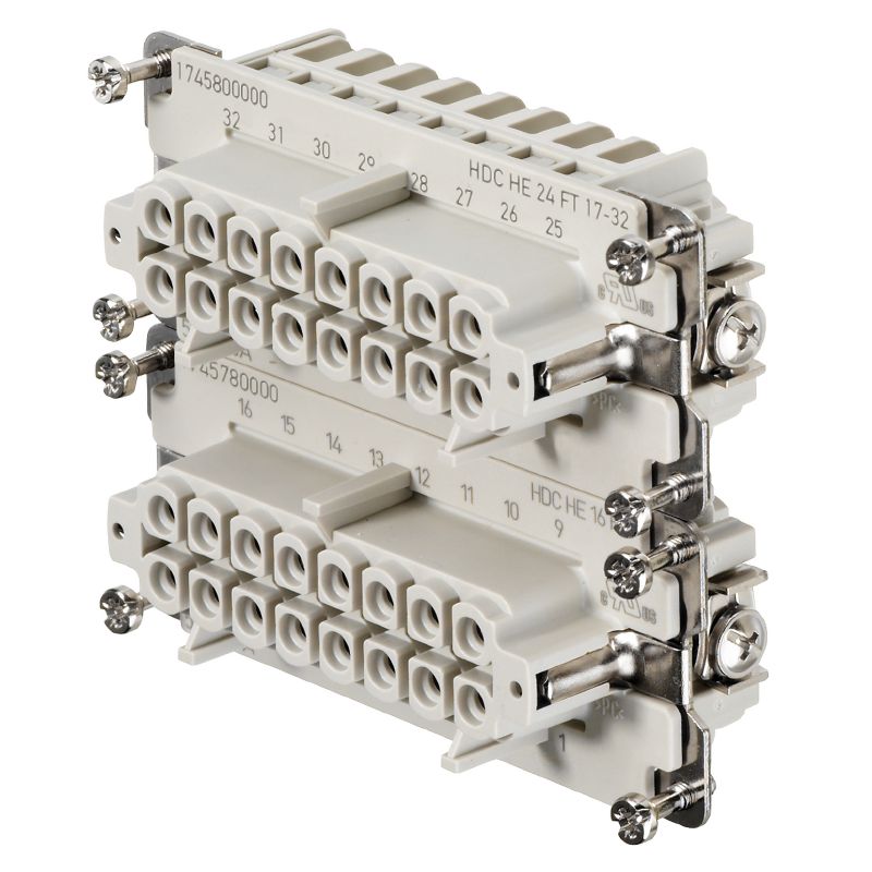 HDC HE 16 FT  17-32 - HDC konektor fiksni umetak
