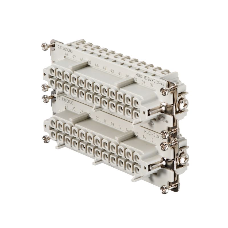 HDC HE 24 FS  25-48 - HDC konektor fiksni umetak