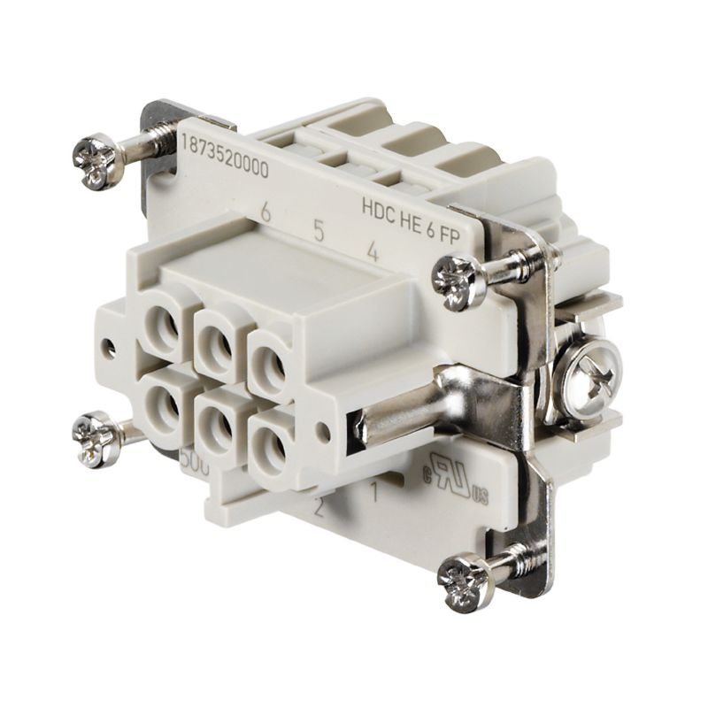 HDC HE 6 FP - HDC konektor fiksni umetak