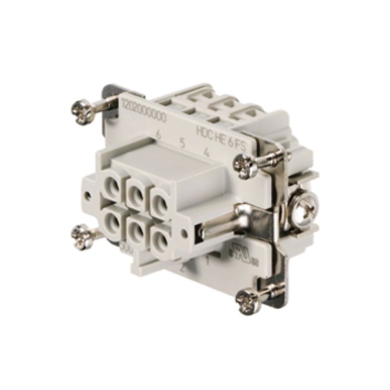 HDC HE 6 FS - HDC konektor fiksni umetak
