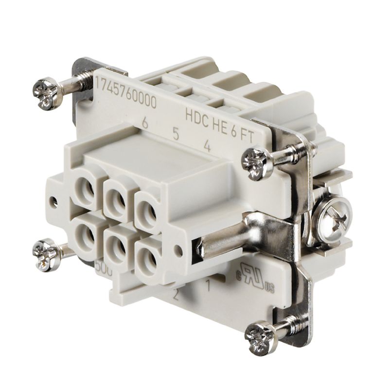 HDC HE 6 FT - HDC konektor fiksni umetak