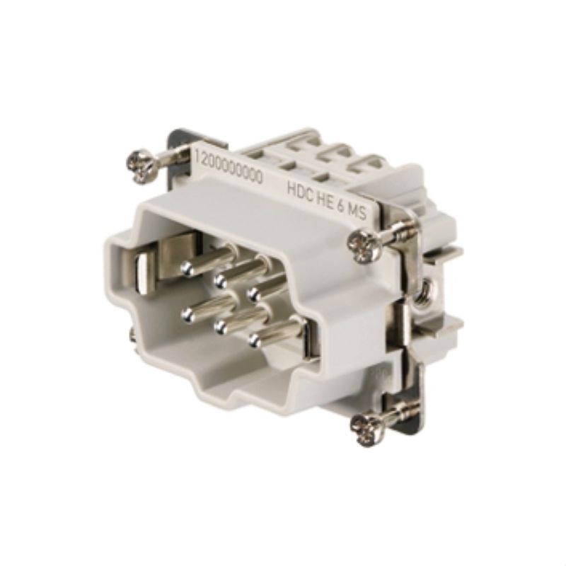 HDC HE 6 MS - HDC konektor fiksni umetak