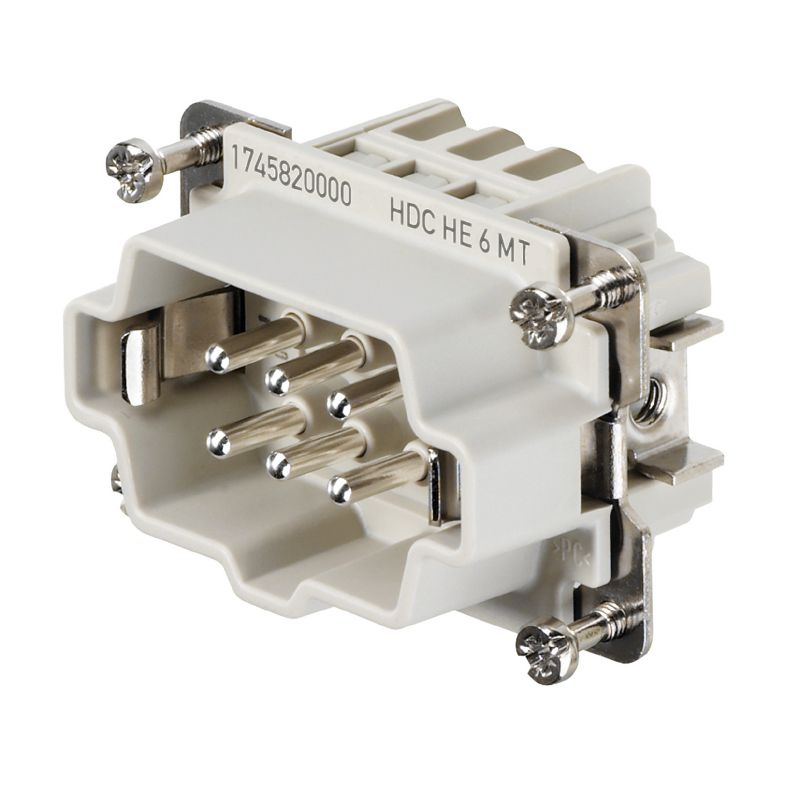 HDC HE 6 MT - HDC konektor fiksni umetak
