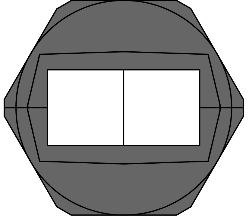 KGMM50-SUB-D25 grey - Uvodnik za kablove sa konektorom