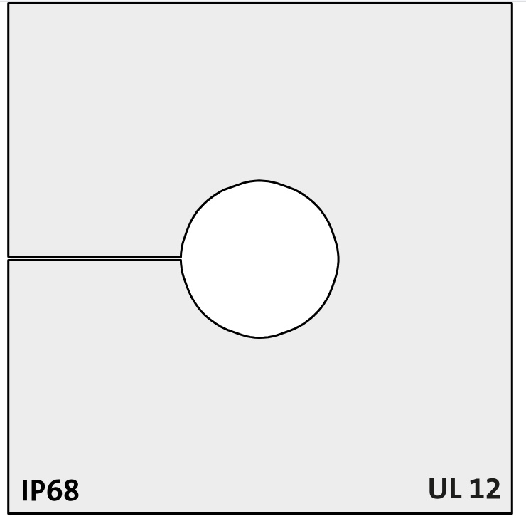 KT 13 grey - Gumeni Uvodnik Rastavljivi