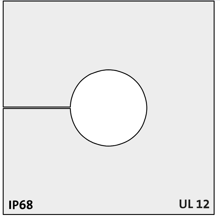 KT 15 grey - Gumeni Uvodnik Rastavljivi