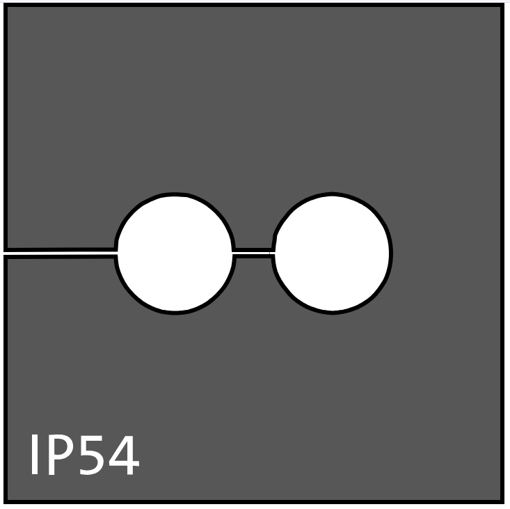 KT 2/ø5 black - Gumeni Uvodnik Rastavljivi