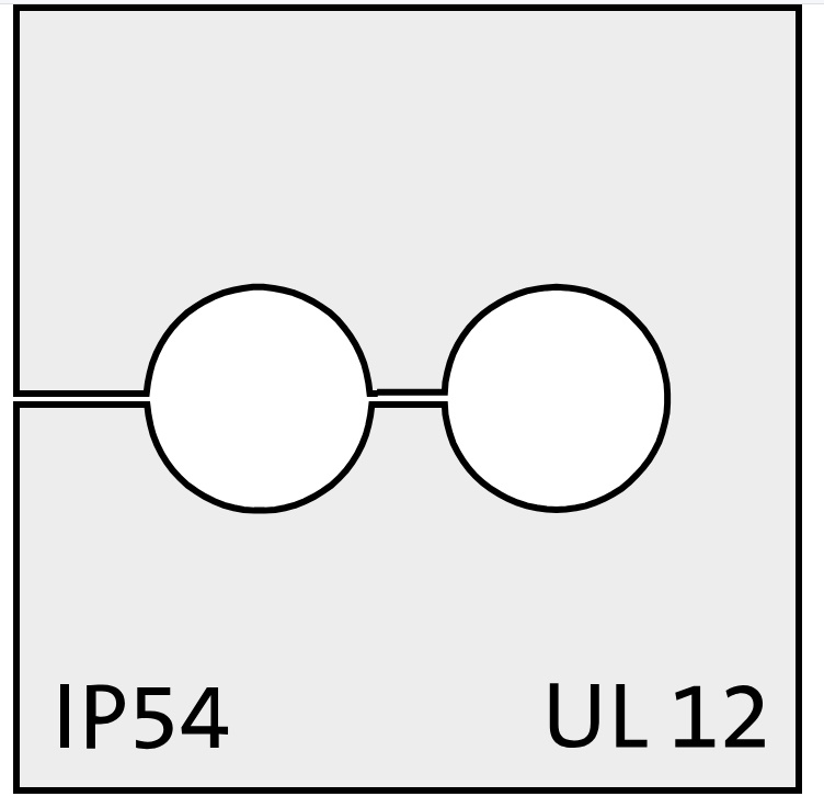 KT 2/ø6 grey - Gumeni Uvodnik Rastavljivi