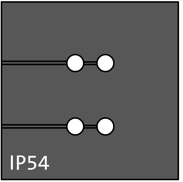 KT 4/ø2 black - Gumeni Uvodnik Rastavljivi