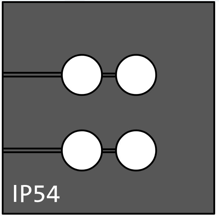 KT 4/ø4 black - Gumeni Uvodnik Rastavljivi