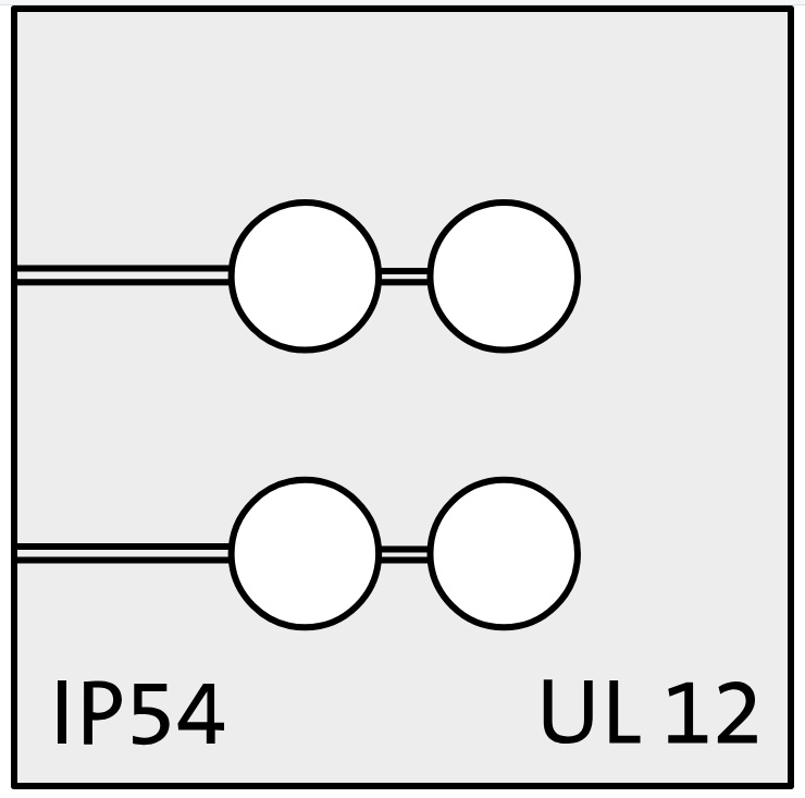 KT 4/ø4 grey - Gumeni Uvodnik Rastavljivi