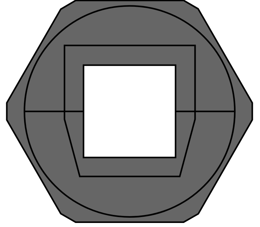 KVT 40 black - KGM-PB - Uvodnik za kablove sa konektorom