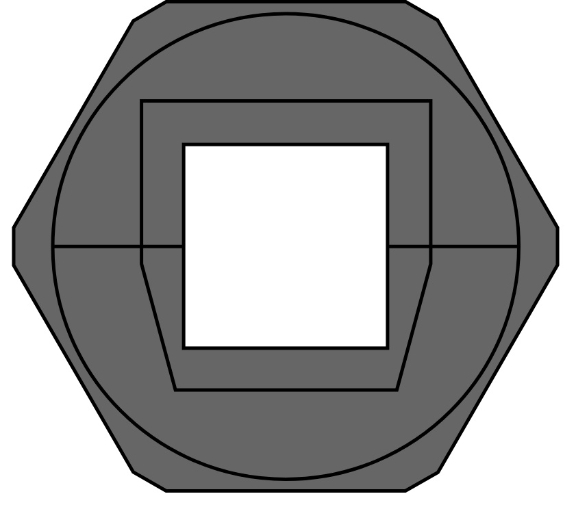 KVT 40 black - Uvodnik za kablove sa konektorom