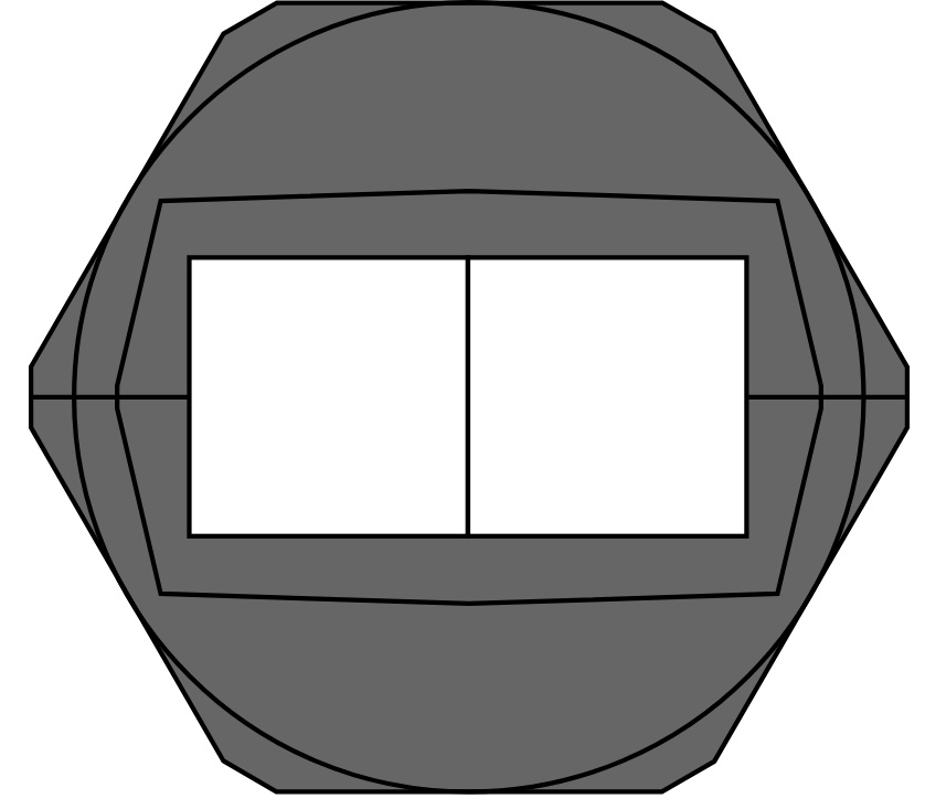 KVT 50-2 black - Uvodnik za kablove sa konektorom