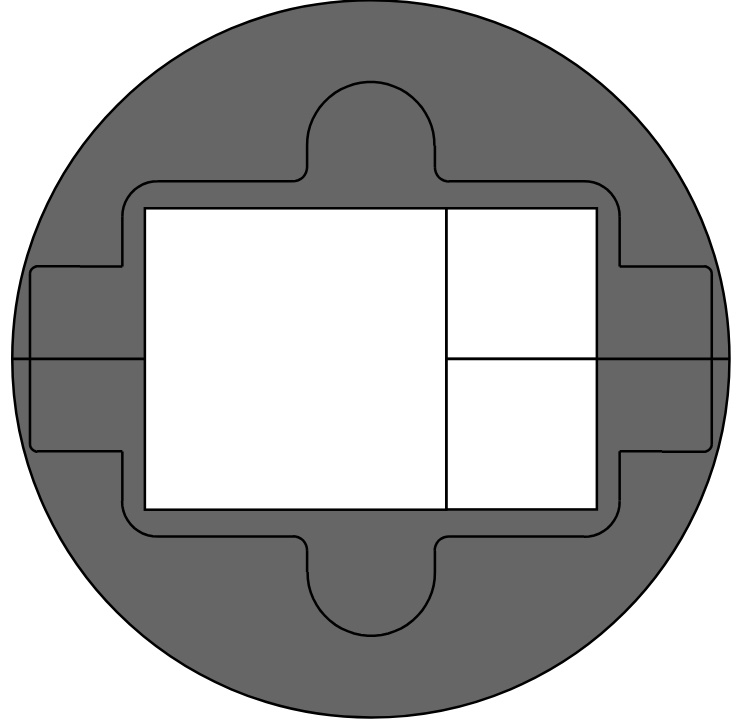 KVT 80/3 black - Uvodnik za kablove sa konektorom