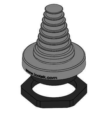 KEL-DPF 40/12-27 grey - Uvodnik za kablove bez konektora