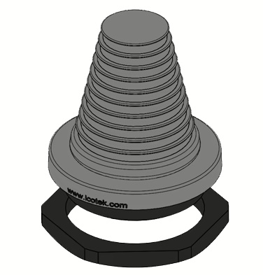 KEL-DPF 63/27-50 grey - Uvodnik za kablove bez konektora